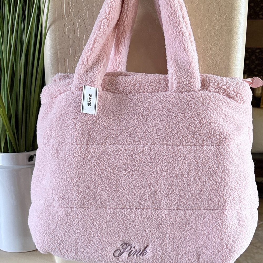 Victoria's Secret Pink Fleece Tote